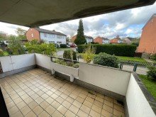 (15) Hier eine Impression vom �berdachten Balkon auf der Geb�uder�ckseite *VERKAUFT*