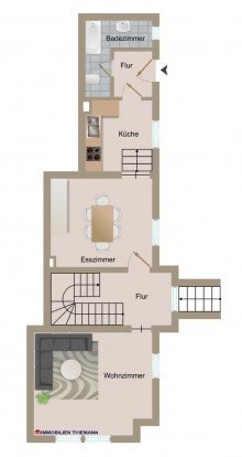 (24) Der Hausgrundriss im Erdgeschoss *VERKAUFT*
