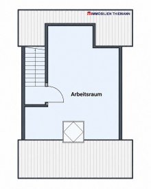 (32) Der Hausgrundriss im Dachgeschoss iTH: Mehr Garten, mehr Freiheit, mehr Zuhause - Reihenendhaus in Bottrop-Batenbrock!