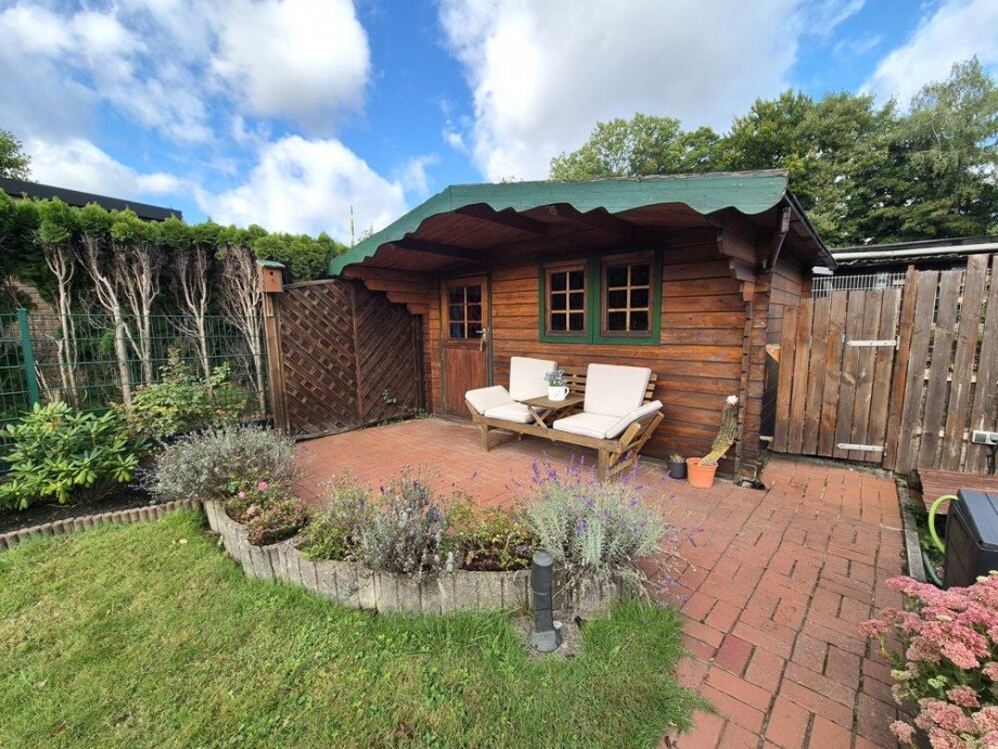 (37) Hier erwartet Sie eine weitere Sitzgelegenheit inkl. Gartenhaus Doppelhaush�lfte Bottrop / Batenbrock